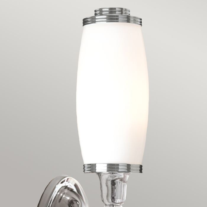 Dryden-5 1 Light Bath Light in Polished Chrome