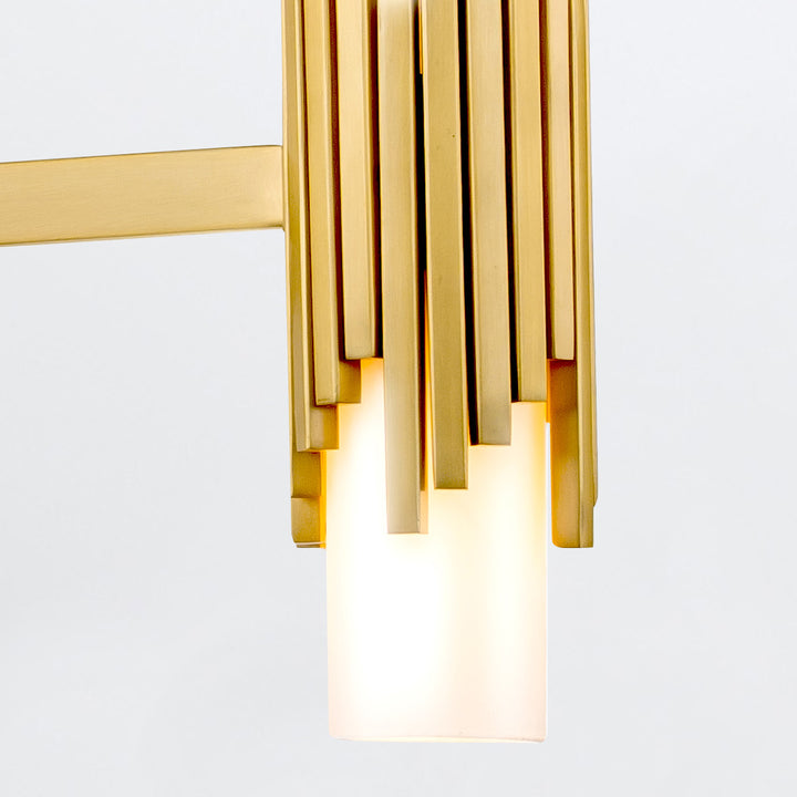 Marvel 6 Light Chandelier – Aged Brass