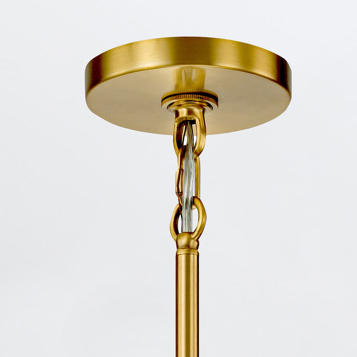 Marvel 6 Light Chandelier – Aged Brass