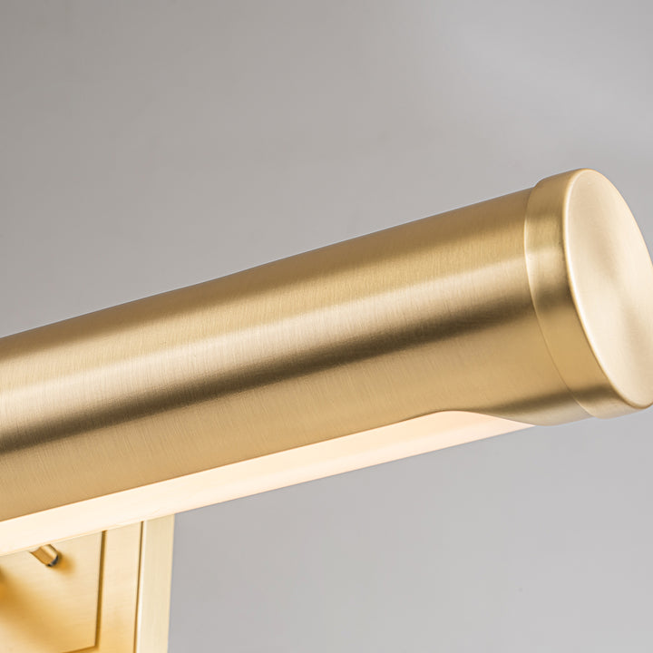 Coates Brushed Brass Finish Large Picture Light