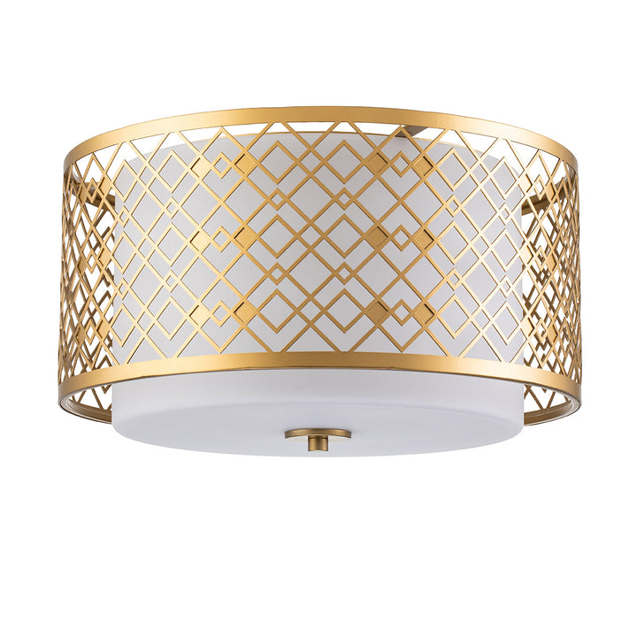 Ziggy Flush Mount in Laquered Gold