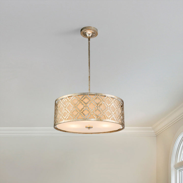 Arabella Large Pendant in Antique Silver