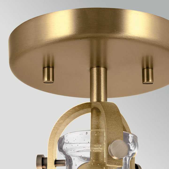 Hampton 1 Light Duo-Mount Pendant - Brass