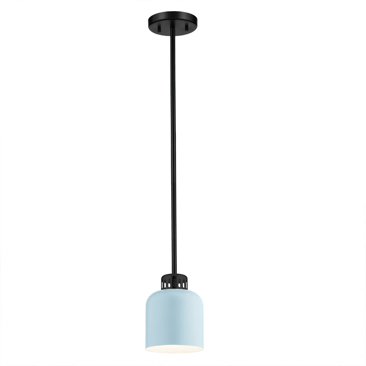 York 1 Light Duo-Mount Pendant - Black