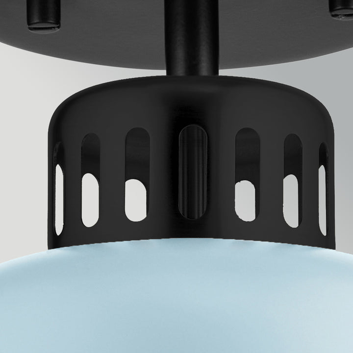 York 1 Light Duo-Mount Pendant - Black