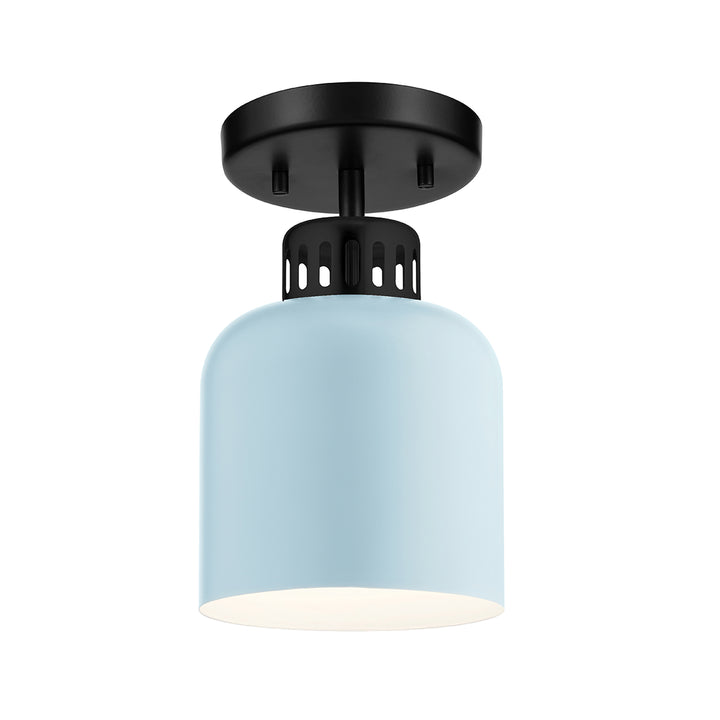 York 1 Light Duo-Mount Pendant - Black