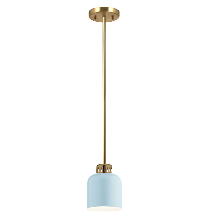 York 1 Light Duo-Mount Pendant - Brass