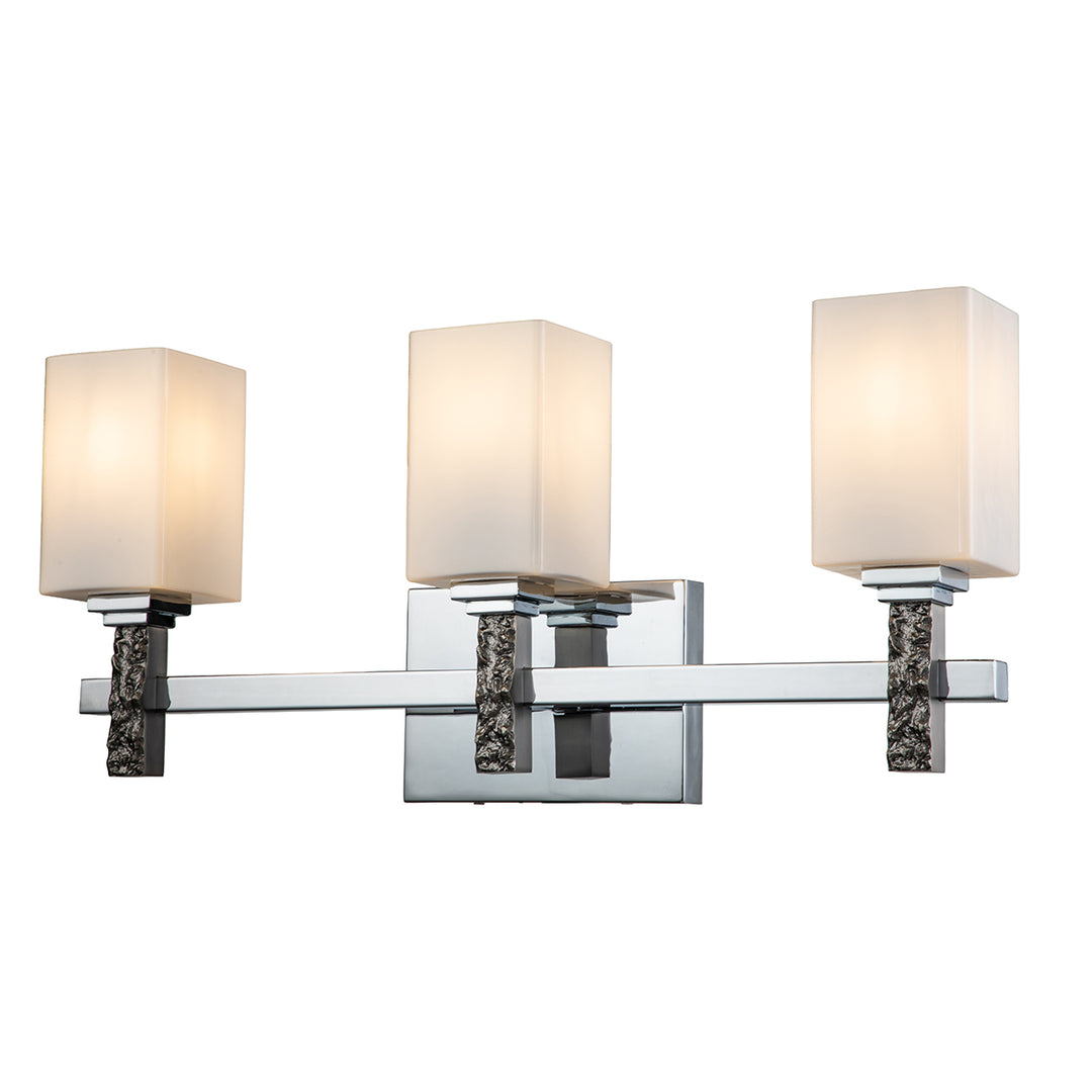 Jack 3 Light Bath Bar in Polished Chrome