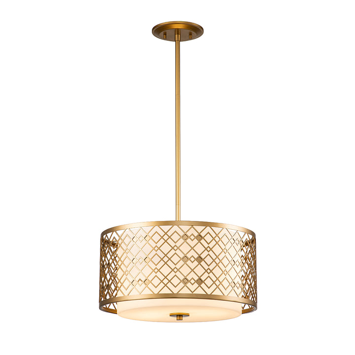 Ziggy Large Pendant in Laquered Gold