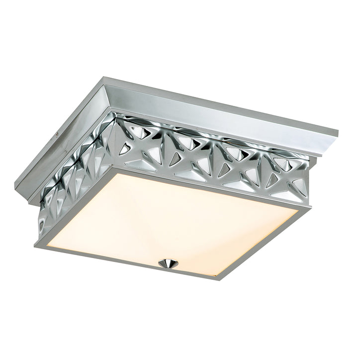 Alpha 4 Light Flush Mount Polished Chrome