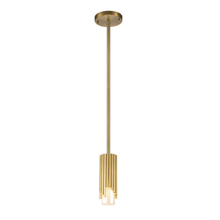 Marvel 1 Light Flush Mount/Pendant – Aged Brass