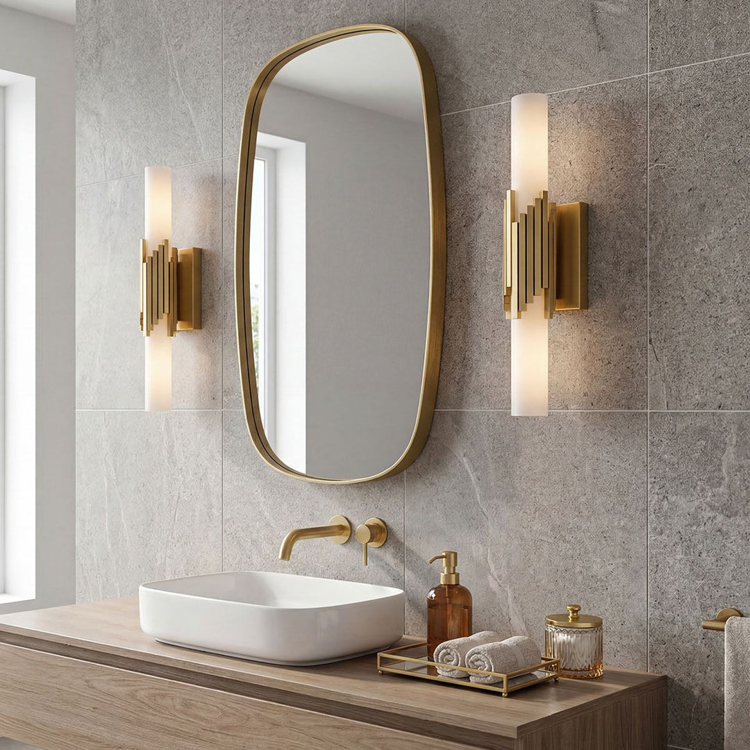 Marvel ADA 2 Light Bath Light – Aged Brass