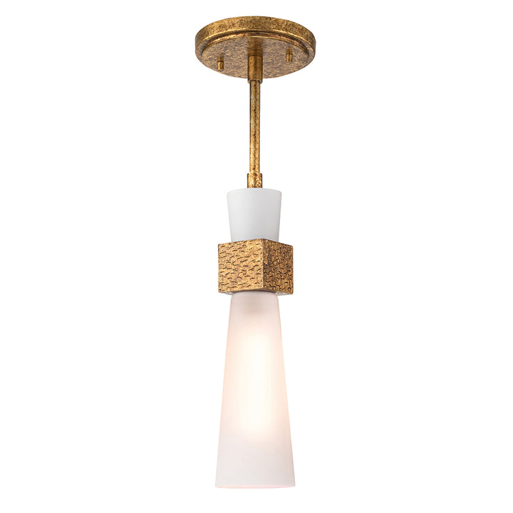 Kristy 1 Light Mini-Pendant in Antiqued Gold