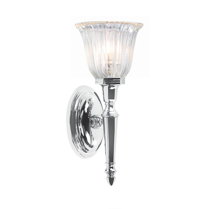 Dryden-1 1 Light Bath Light in Polished Chrome