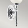 Dryden-4 1 Light Bath Light in Polished Chrome