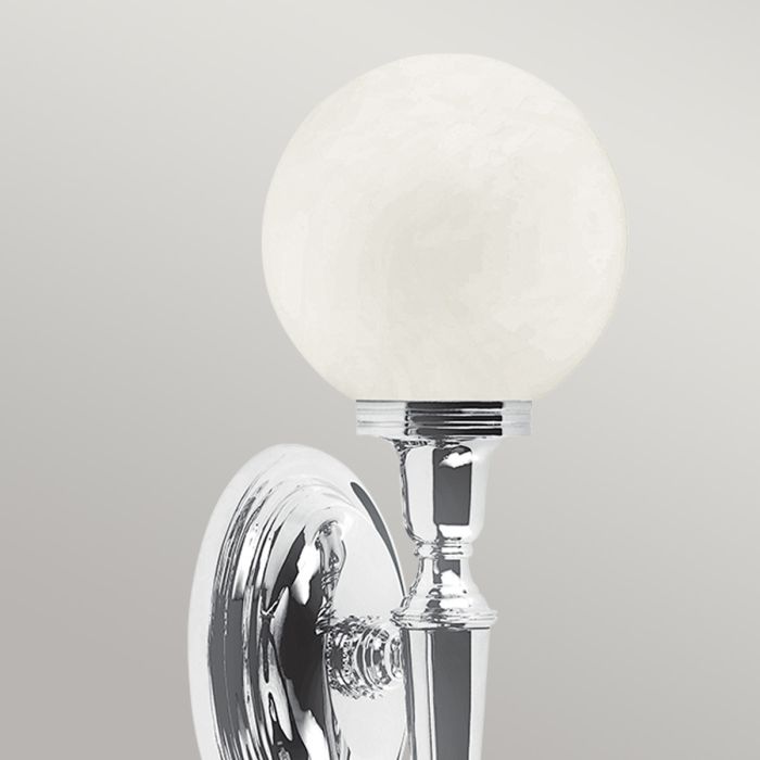 Dryden-4 1 Light Bath Light in Polished Chrome