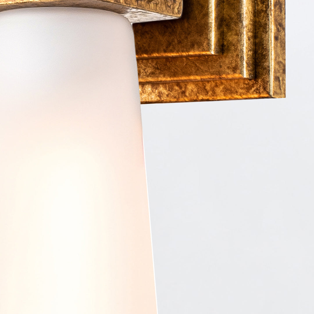 Kristy 1 Light Bath Sconce in Antiqued Gold