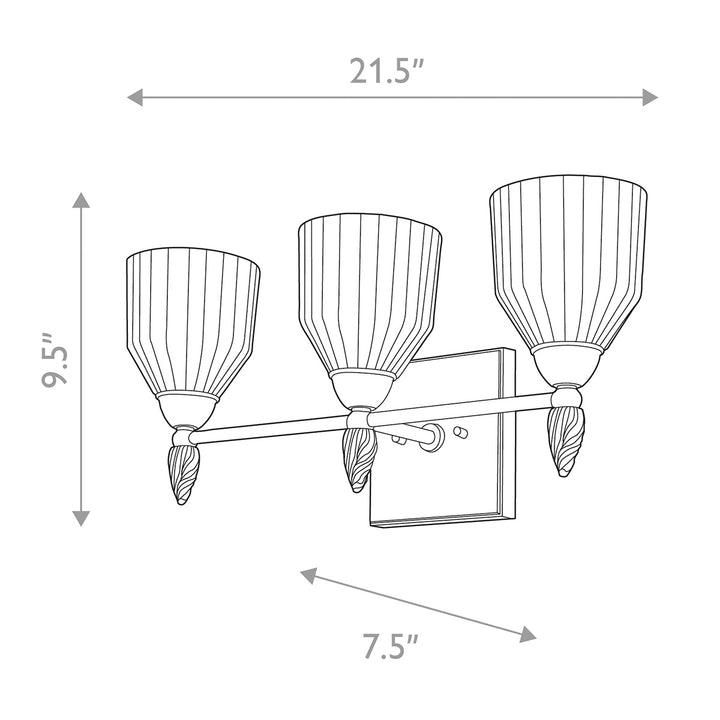 Felice 3 Light Bath Bar