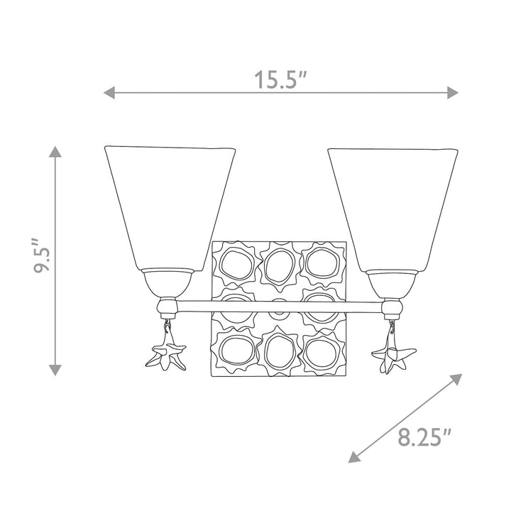 Star 2 Light Bath Bar