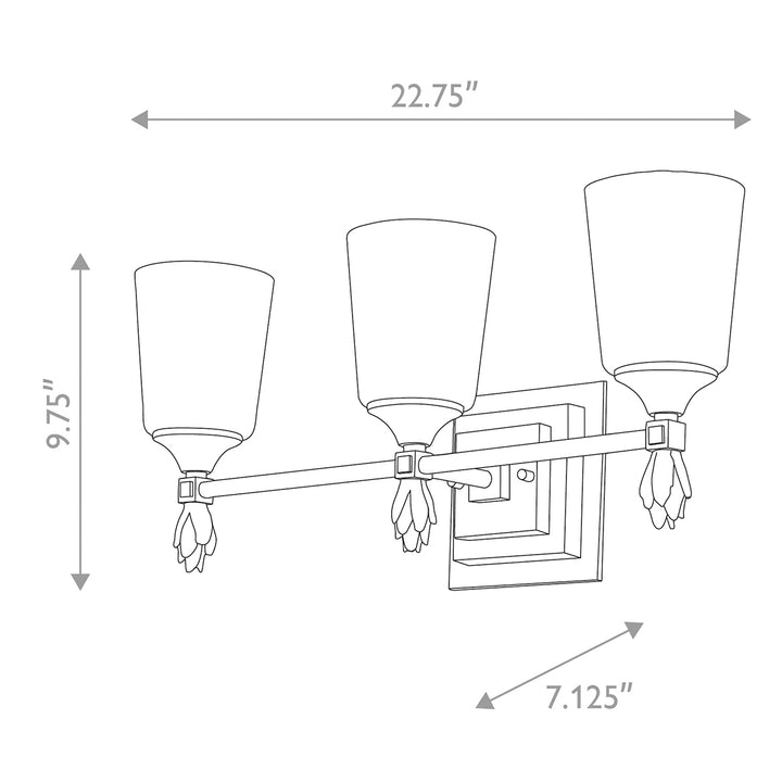 Vetiver 3 Light Bath Bar