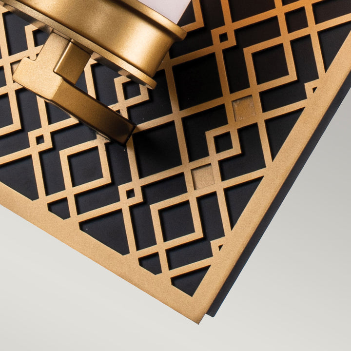 Ziggy 1 Lt Bath Bar in Laquered Gold
