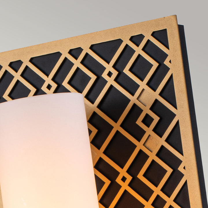 Ziggy 1 Lt Bath Bar in Laquered Gold