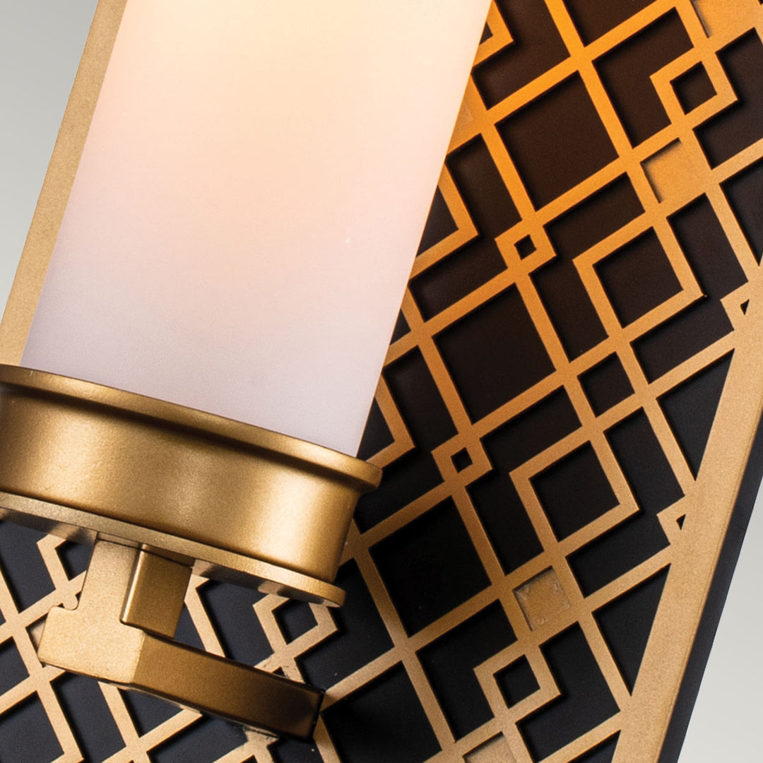 Ziggy 1 Lt Bath Bar in Laquered Gold
