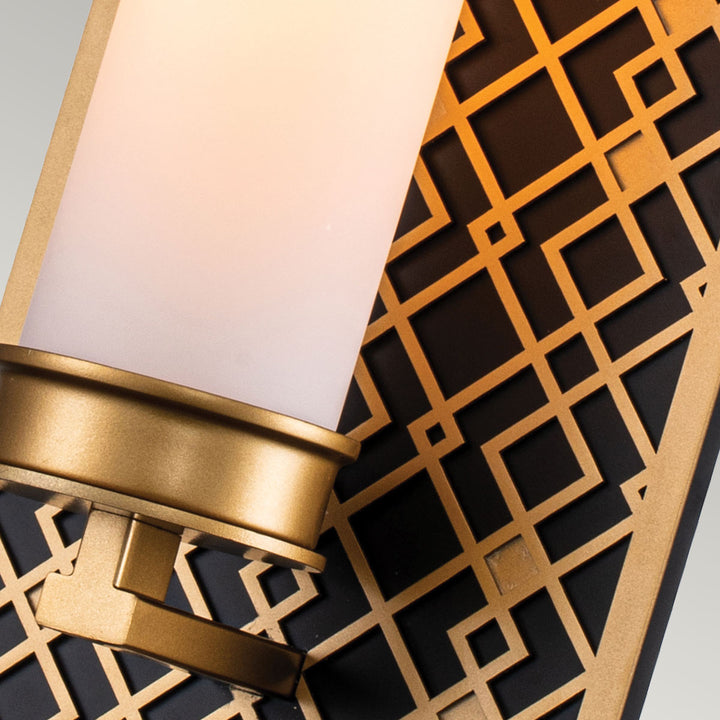 Ziggy 1 Lt Bath Bar in Laquered Gold
