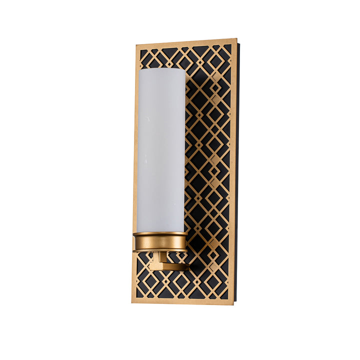 Ziggy 1 Lt Bath Bar in Laquered Gold