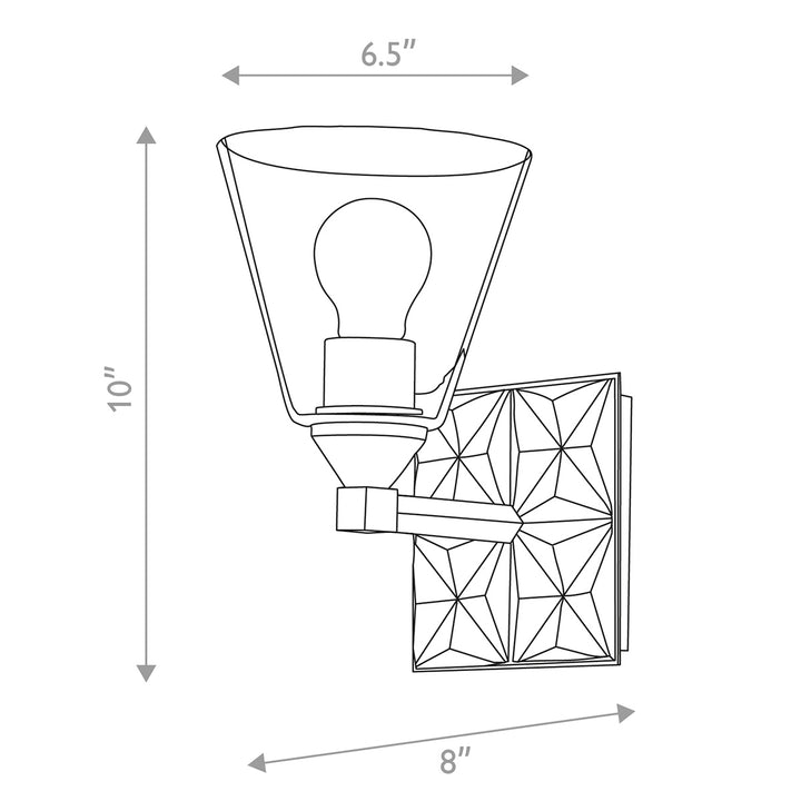 Alpha 1 Light Bath Bar Aged Brass