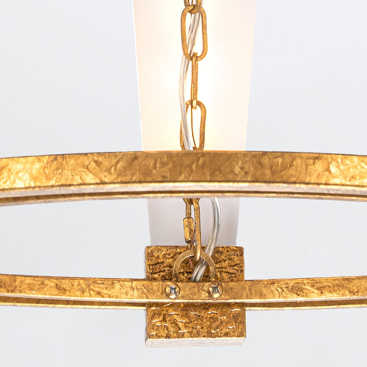 Kristy 3 Light Chandelier in Antique Gold