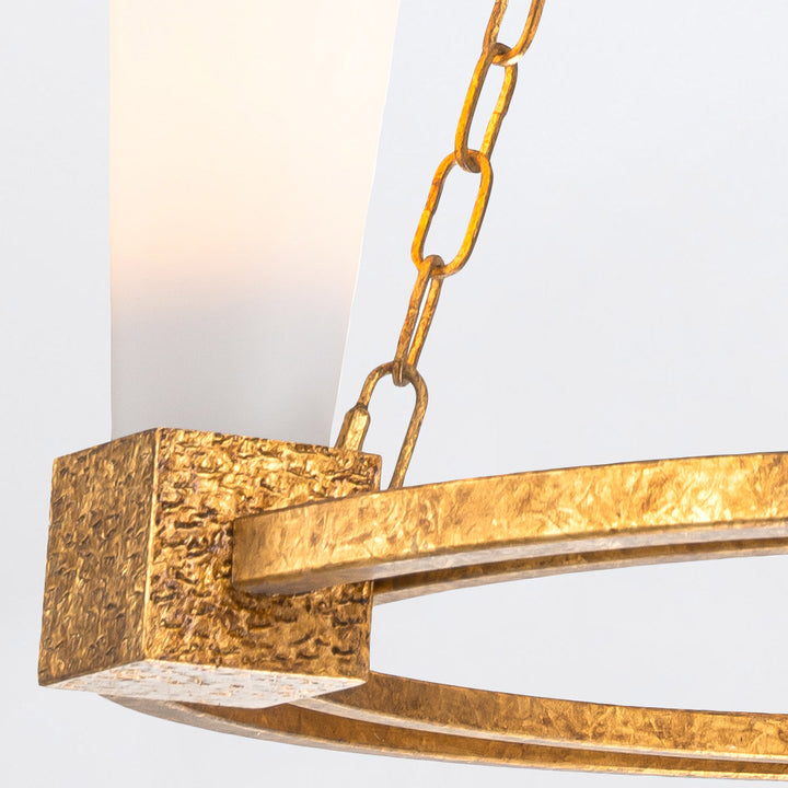 Kristy 3 Light Chandelier in Antique Gold