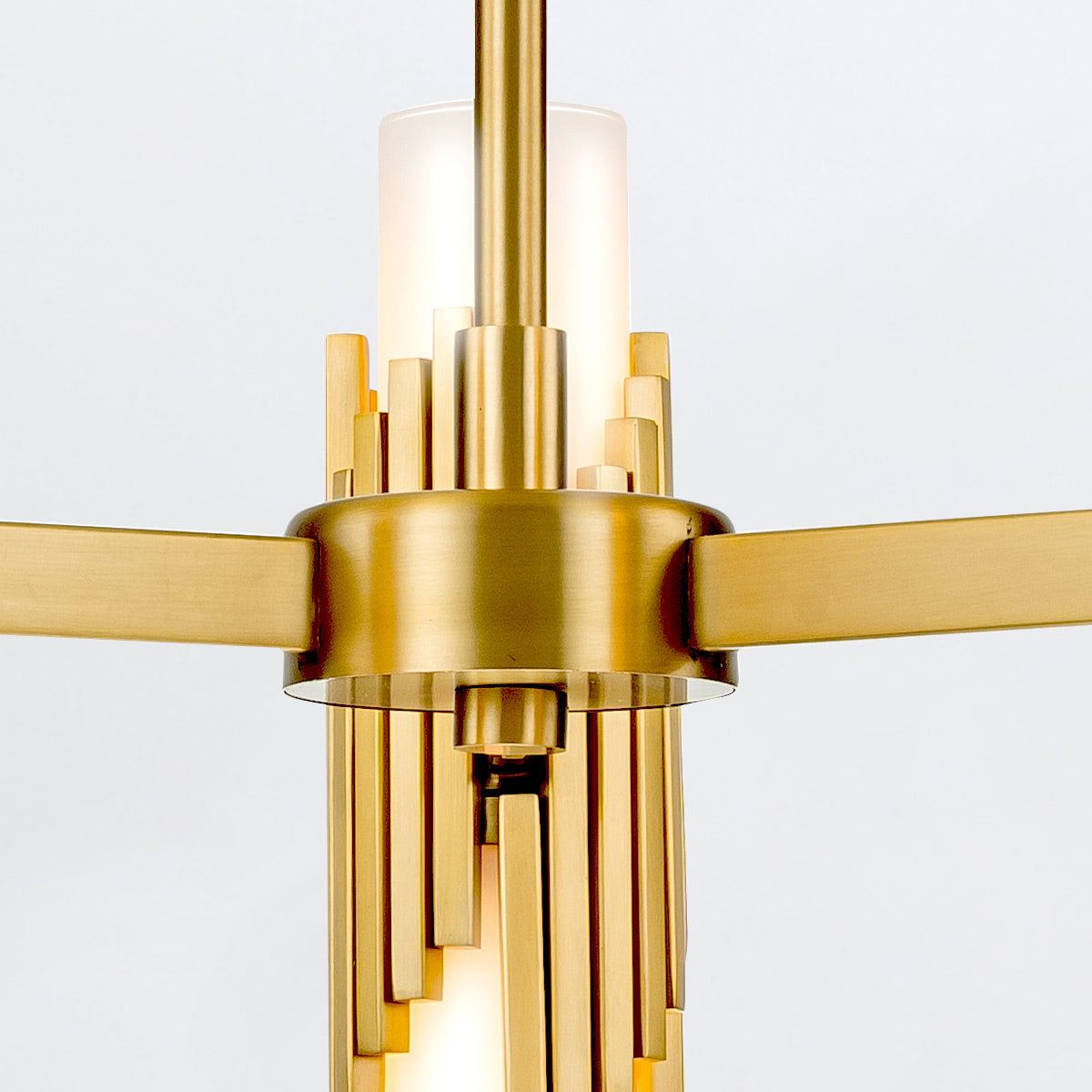Marvel 6 Light Chandelier – Aged Brass – Lucas McKearn