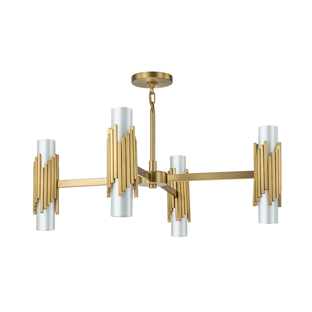 Marvel 8 Light Chandelier – Aged Brass