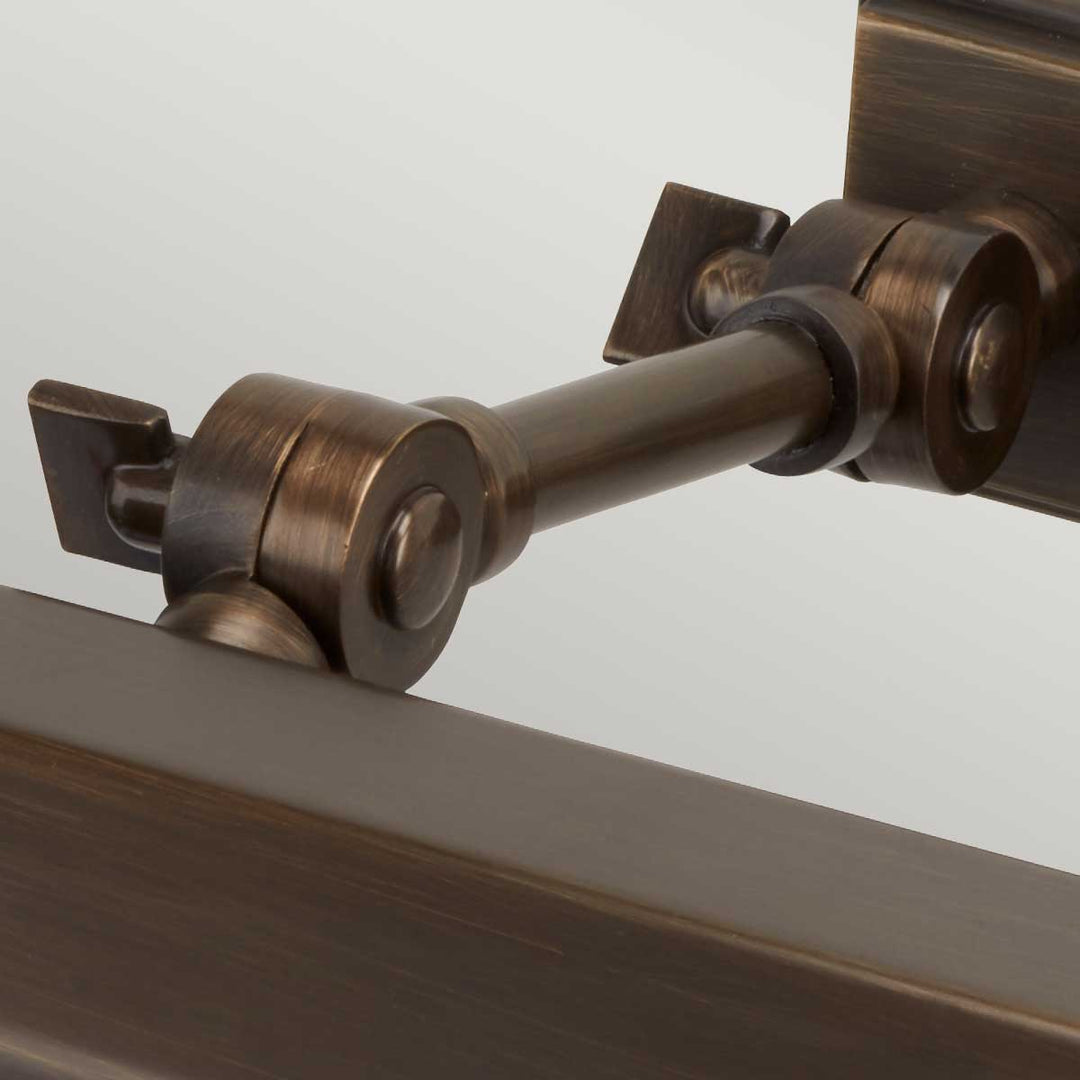 Chawton 1 Light Small Picture Light in Dark Bronze