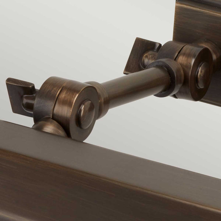 Chawton 1 Light Small Picture Light in Dark Bronze