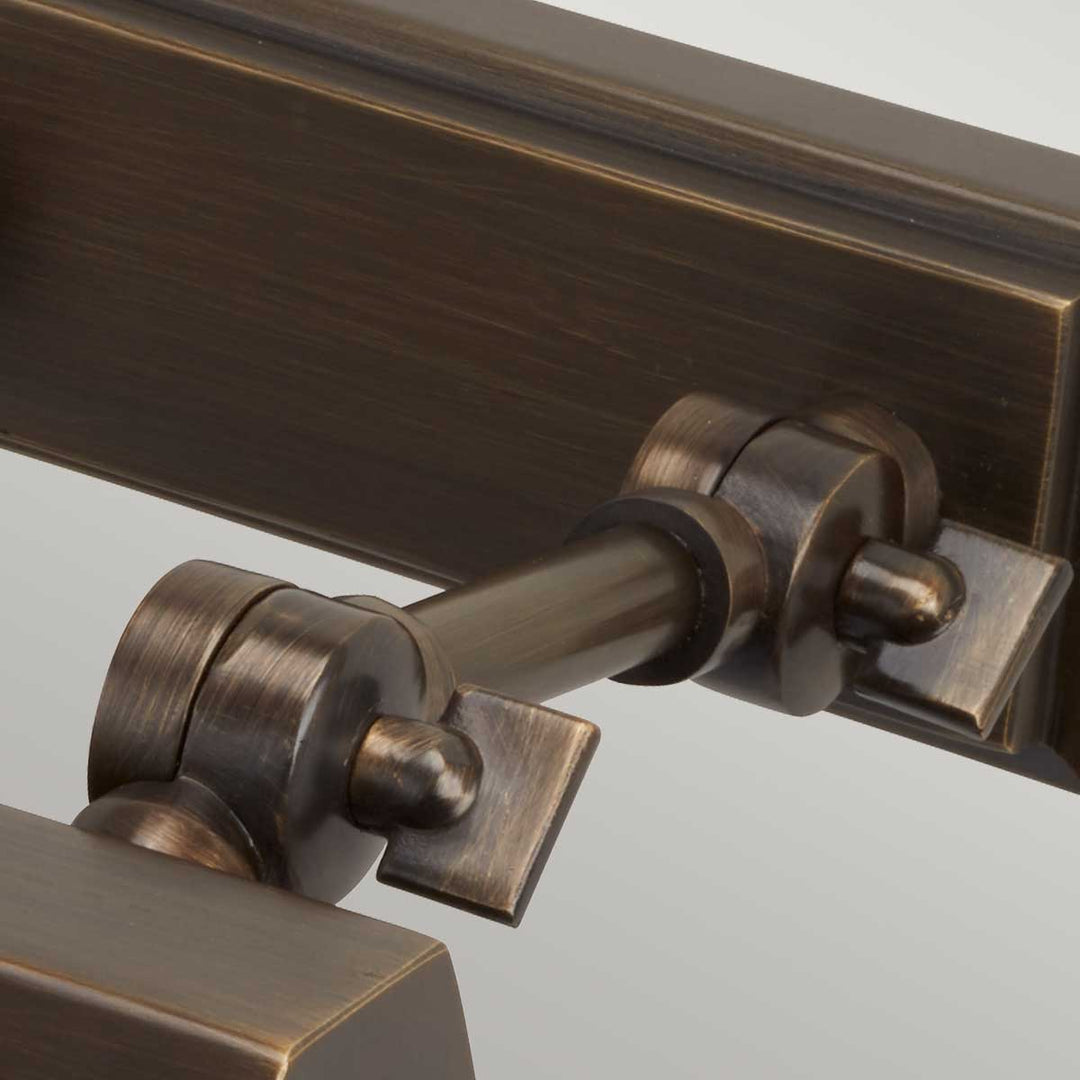 Chawton 1 Light Small Picture Light in Dark Bronze