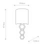 Clark Small 1 Light Wall Light - Aged Brass