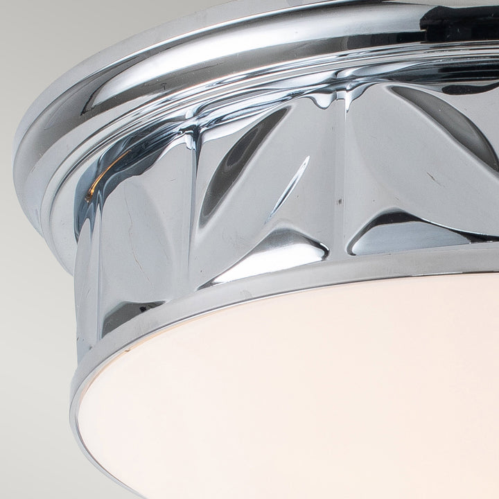 Epsilon 3 Light Flush Mount Polished Chrome