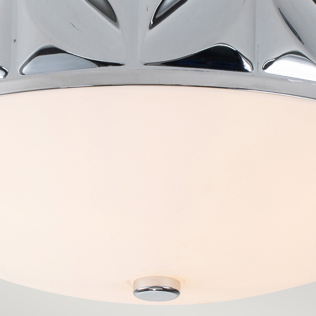 Epsilon 3 Light Flush Mount Polished Chrome