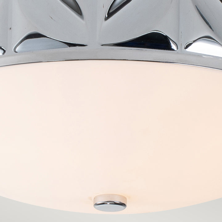 Epsilon 3 Light Flush Mount Polished Chrome