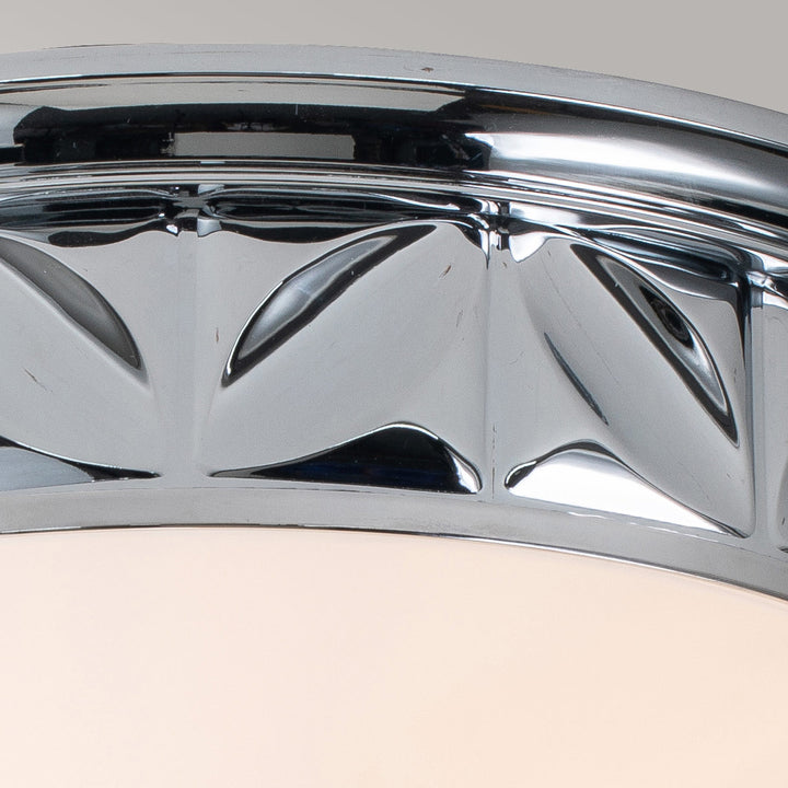 Epsilon 3 Light Flush Mount Polished Chrome