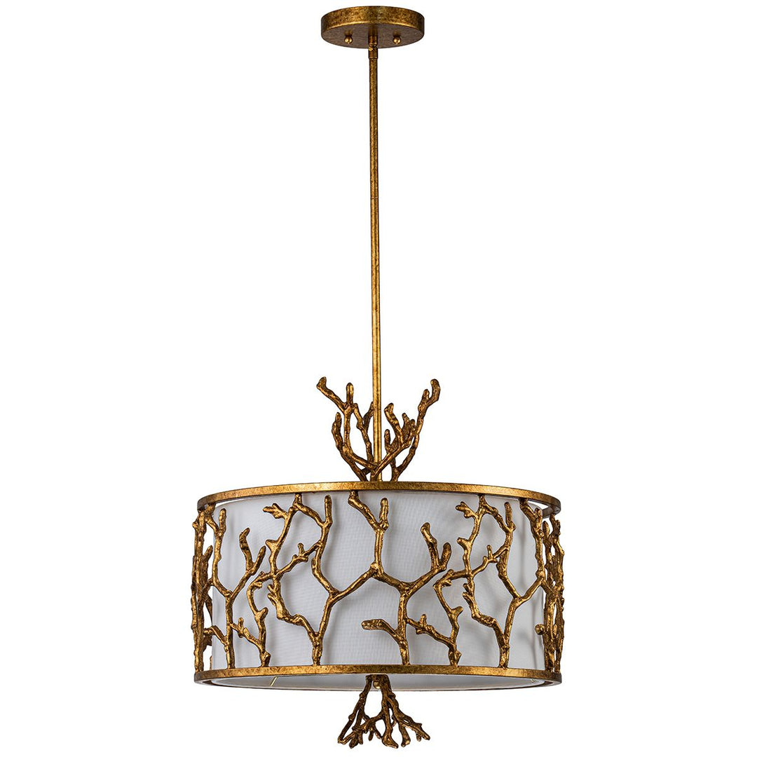 The Coral Chandelier Gold