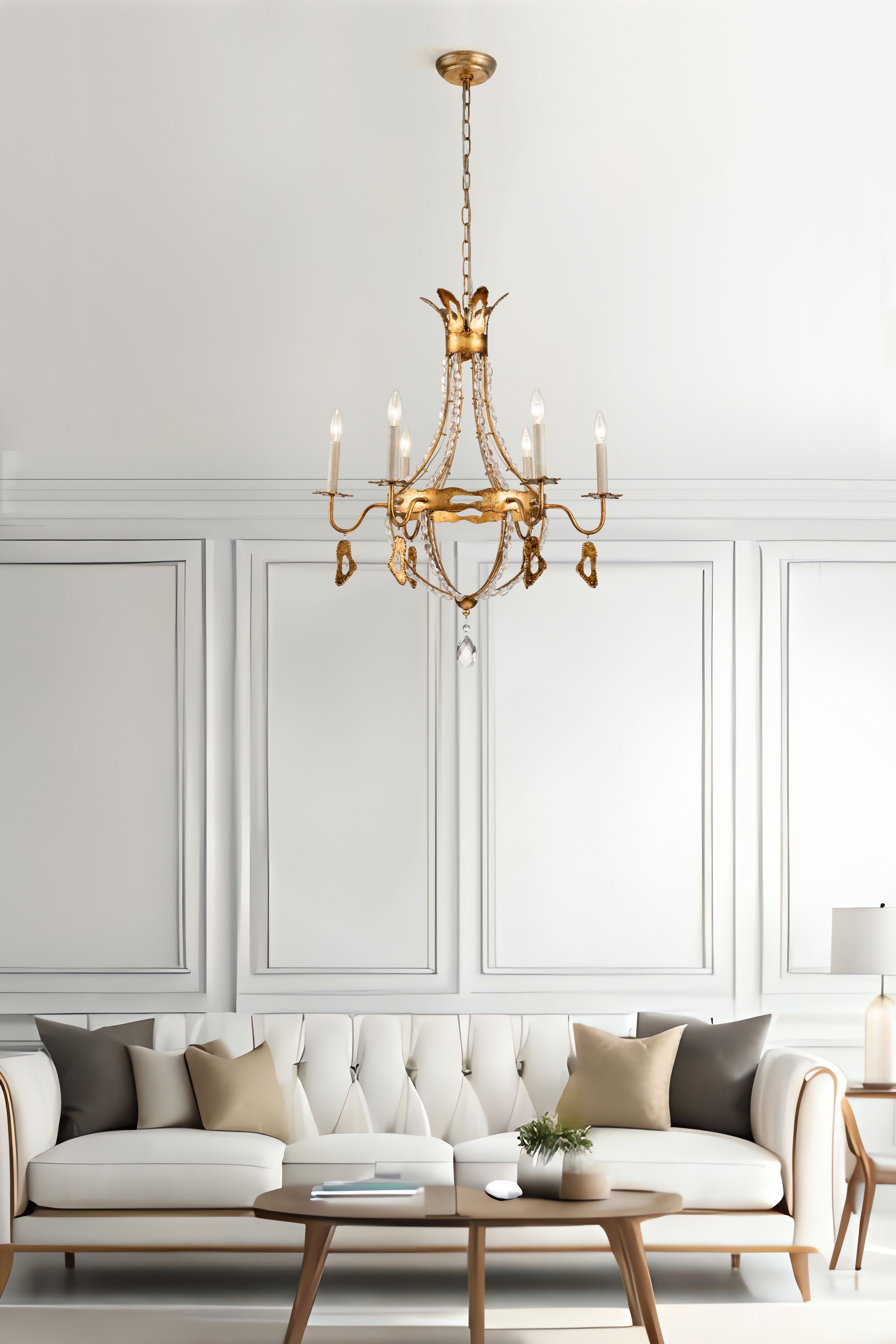 Monteleone 6 Light Chandelier – Lucas McKearn