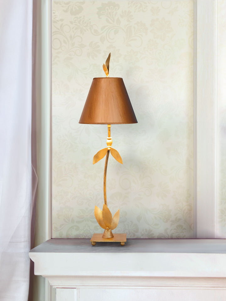 Red Bell Gold Table Lamp