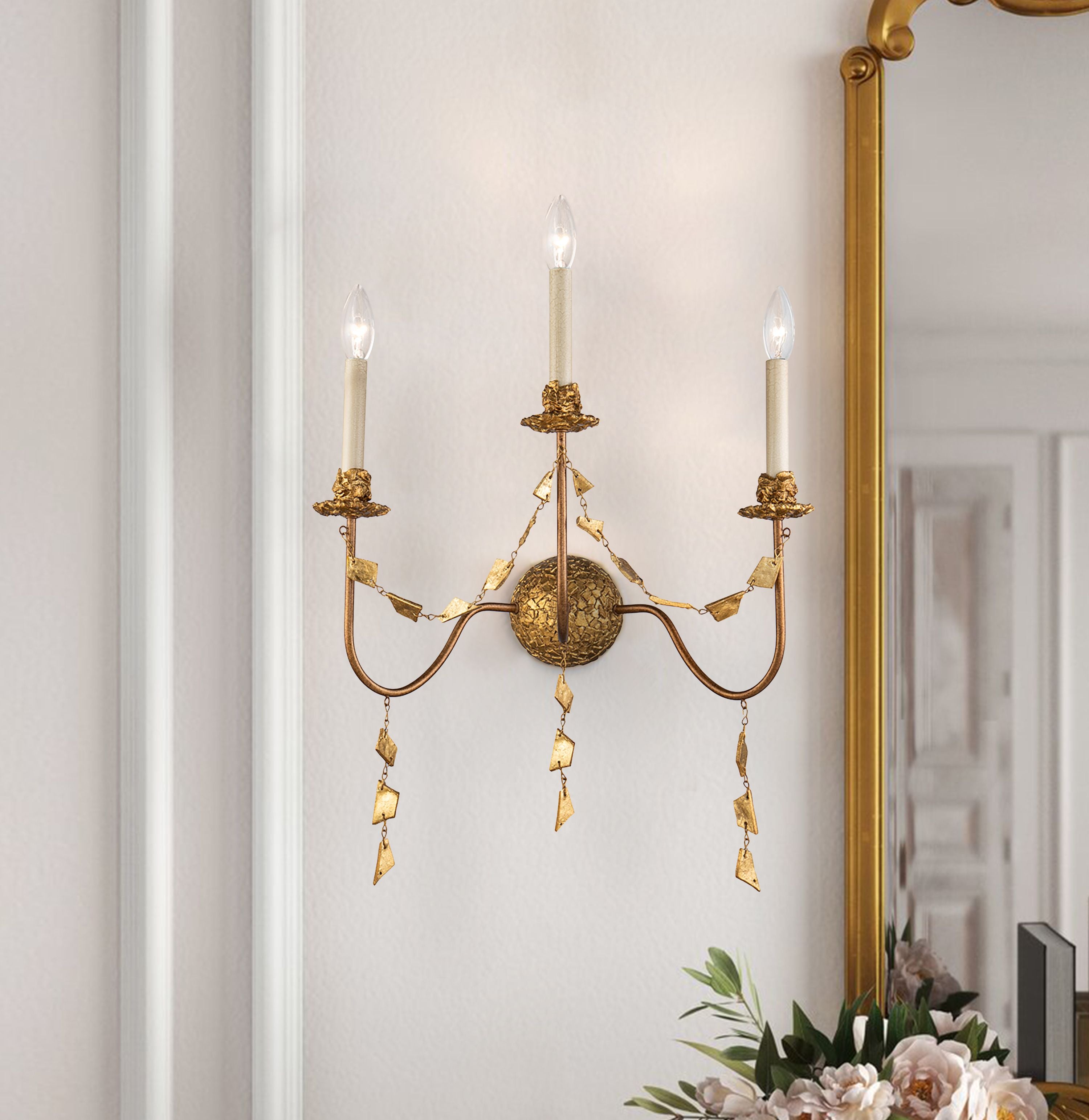 Antique sconce clearance lighting