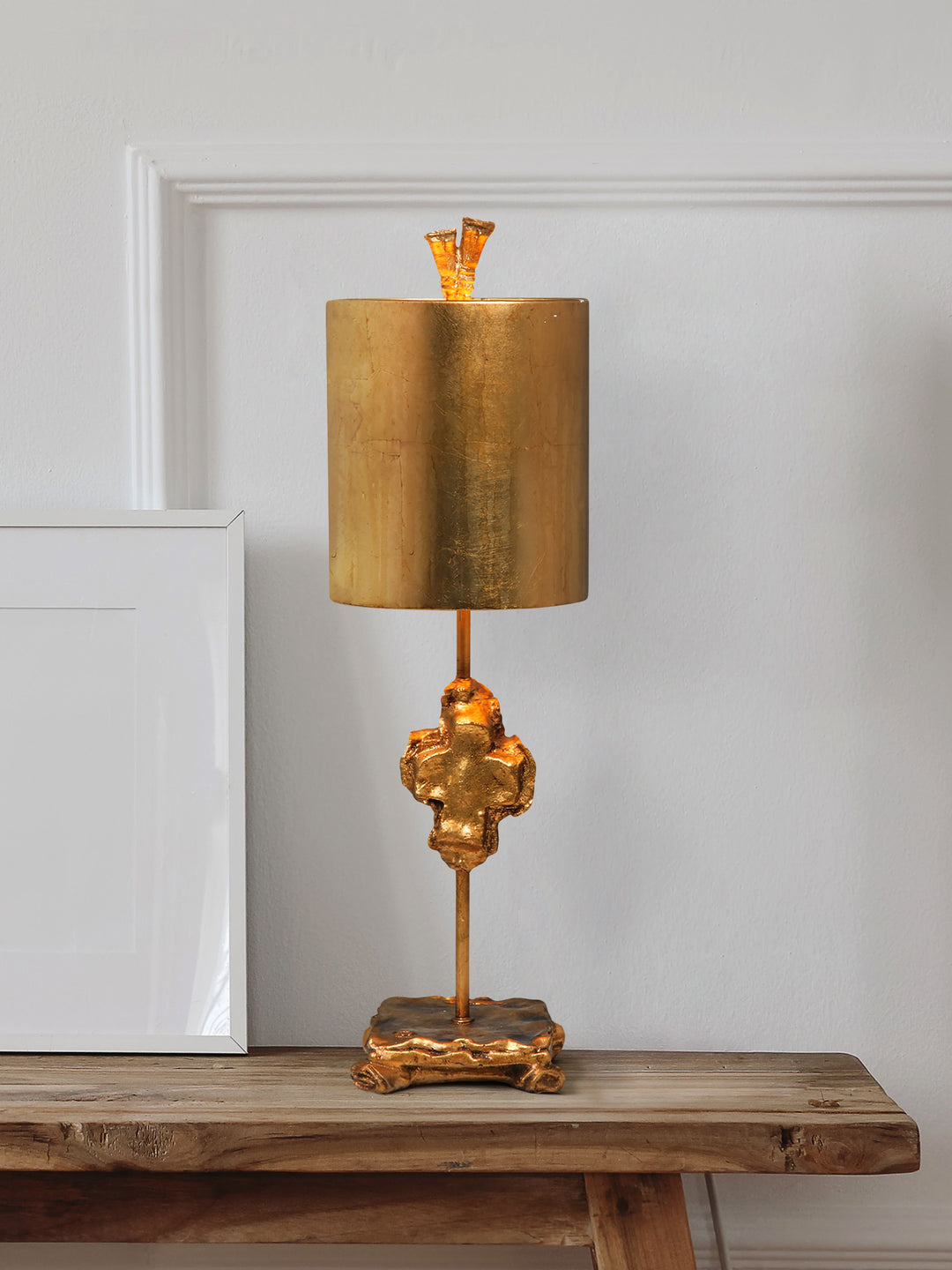 Cross Gold Table Lamp