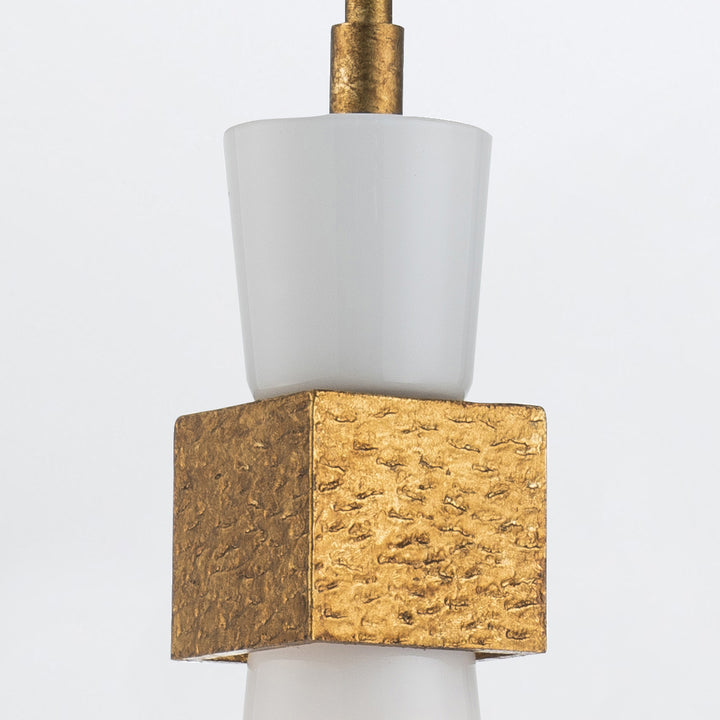 Kristy 1 Light Mini-Pendant in Antiqued Gold