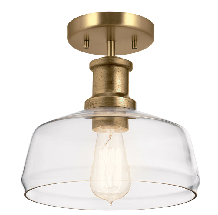Nottinghill 1 Light Duo-Mount Pendant - Brass