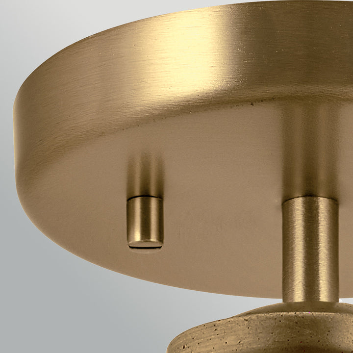 Nottinghill 1 Light Duo-Mount Pendant - Brass